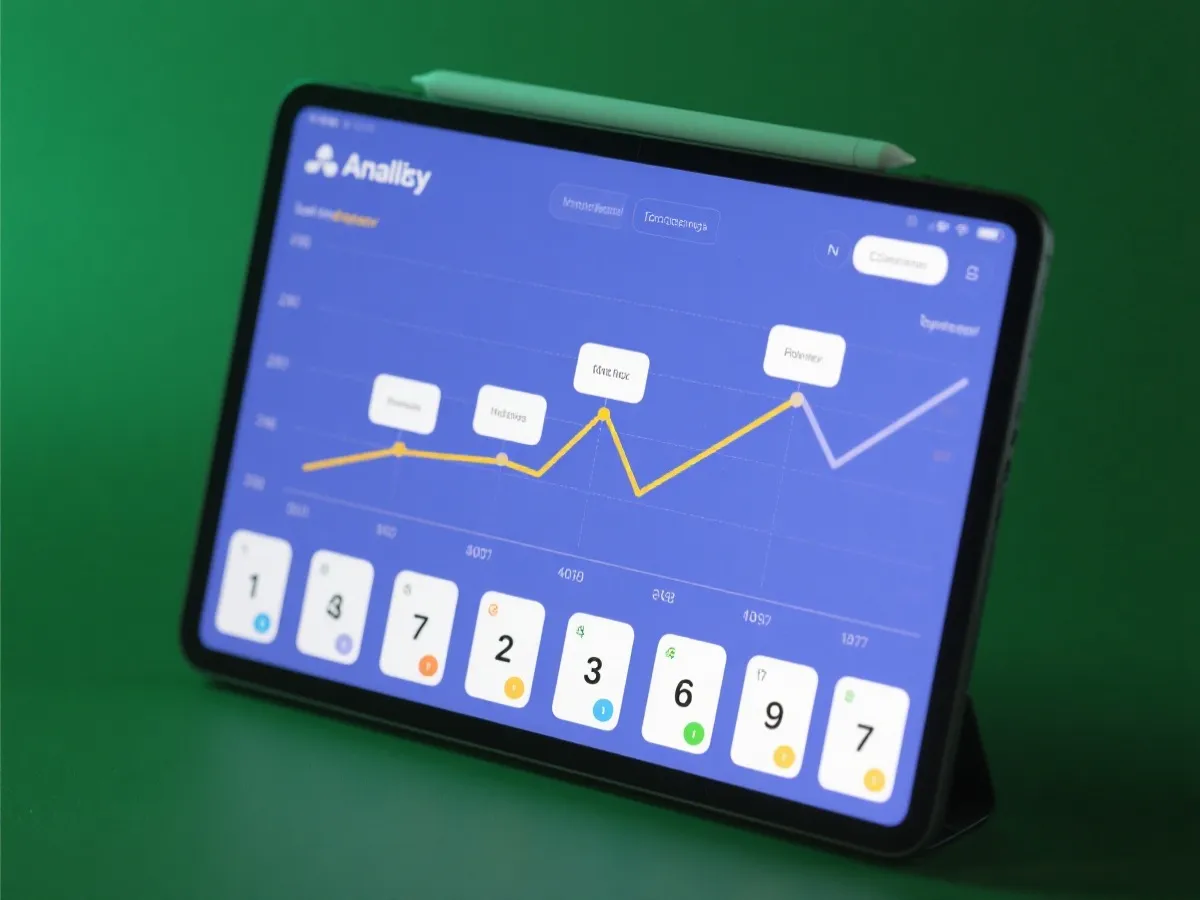 结果走势分析可视化界面示意图